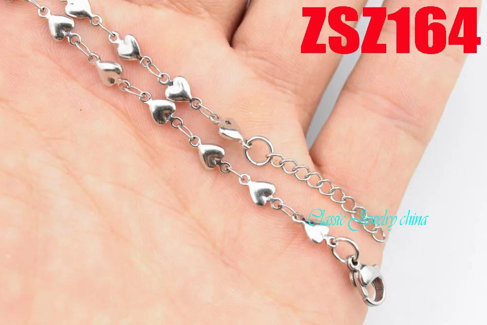 small heart shape stainless steel brace lace fashion bracelet fashion jewelry 20pcs ZSZ164
small heart shape stainless steel brace lace fashion bracelet fashion jewelry 20pcs ZSZ164