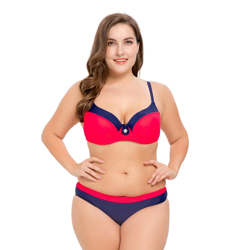 Women Swimsuit New Bikini Sexy Bandeau Swimwear Push up Big Breast Bathing Suit two piece Female Beach wear XXL
Women Swimsuit New Bikini Sexy Bandeau Swimwear Push up Big Breast Bathing Suit two piece Female Beach wear XXL