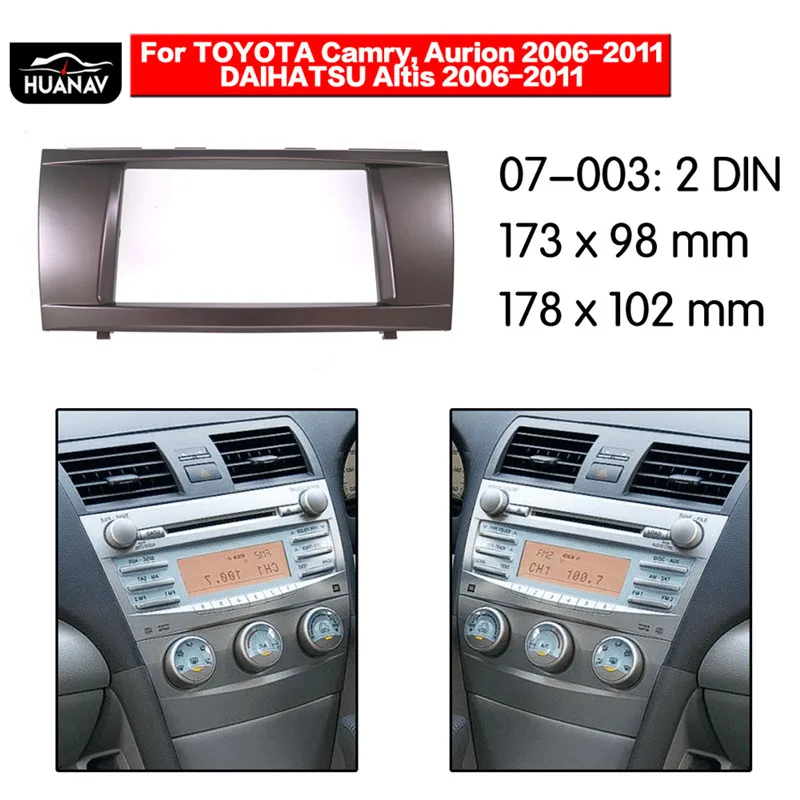 HUANAV автомобильный Радио фасции автомобиля CD DVD фасции для 2006-2011 Toyota Camry 2DIN стерео фасции тире CD отделка установка рамка панель
HUANAV автомобильный Радио фасции автомобиля CD DVD фасции для 2006-2011 Toyota Camry 2DIN стерео фасции тире CD отделка установка рамка панель