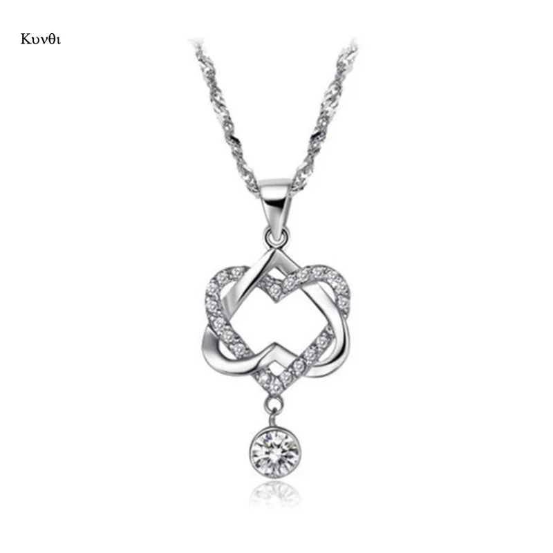 Romantic Double Heart Winding Concentric Connected Female Clavicle Chain Necklaces Heart Pendant Necklace Gifts for Lover
Romantic Double Heart Winding Concentric Connected Female Clavicle Chain Necklaces Heart Pendant Necklace Gifts for Lover