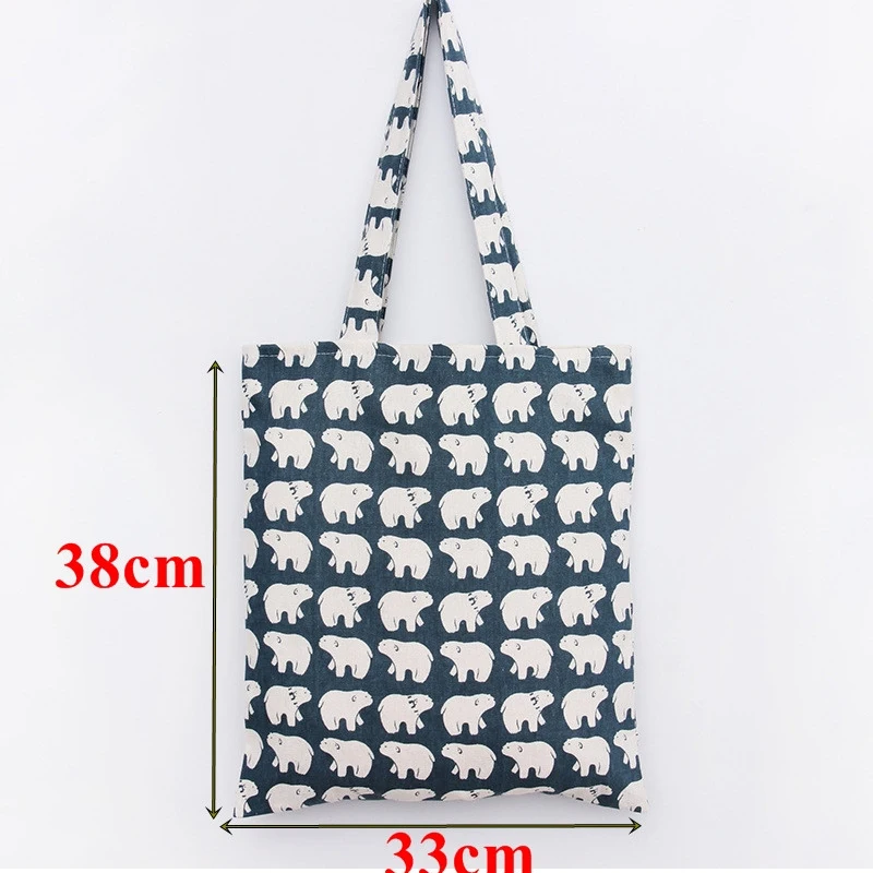 GOPLUS Cute Cartoon Polar Bear Women Handbags Lady's Bag Single Shoulder Canvas Bag Simple Style Shopping Tote Bolsa Feminina
GOPLUS Cute Cartoon Polar Bear Women Handbags Lady's Bag Single Shoulder Canvas Bag Simple Style Shopping Tote Bolsa Feminina