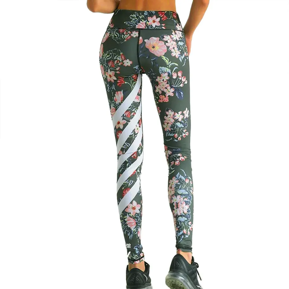 2019 Women Floral Leggings Fitness Leggin Slim High Waist Pants Women Sportswear Workout Trousers Female Breathable Pant A3
2019 Women Floral Leggings Fitness Leggin Slim High Waist Pants Women Sportswear Workout Trousers Female Breathable Pant A3