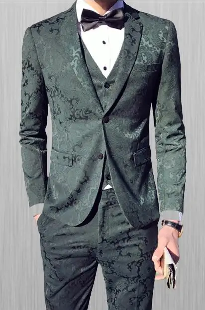 ( Jacket + Vest + Pants ) 2020 New Men's Fashion Boutique Wedding Dress Suit Three-piece Male Formal Business Casual Suits
( Jacket + Vest + Pants ) 2020 New Men's Fashion Boutique Wedding Dress Suit Three-piece Male Formal Business Casual Suits