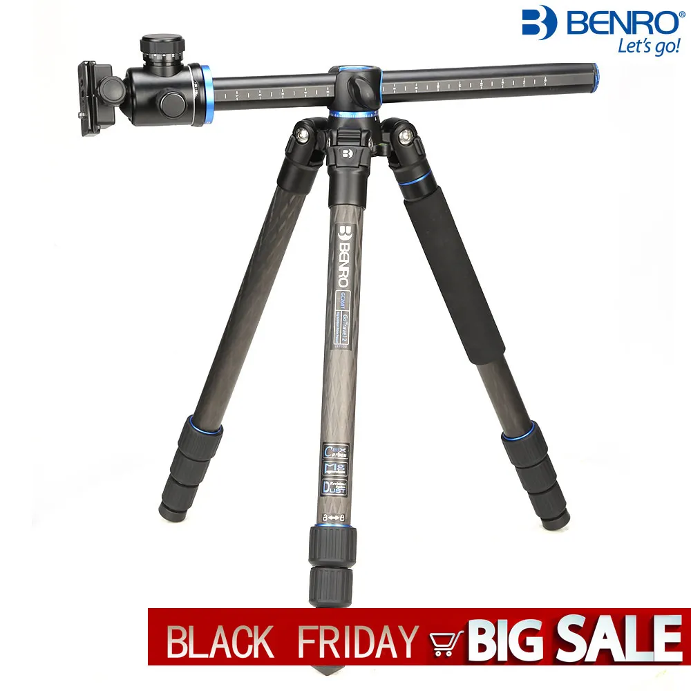 Benro GC268TB2 Tripod Carbon Fiber Monopod Tripods For Camera With B2 Ballhead 4 Section Max Loading 16kg
Benro GC268TB2 Tripod Carbon Fiber Monopod Tripods For Camera With B2 Ballhead 4 Section Max Loading 16kg