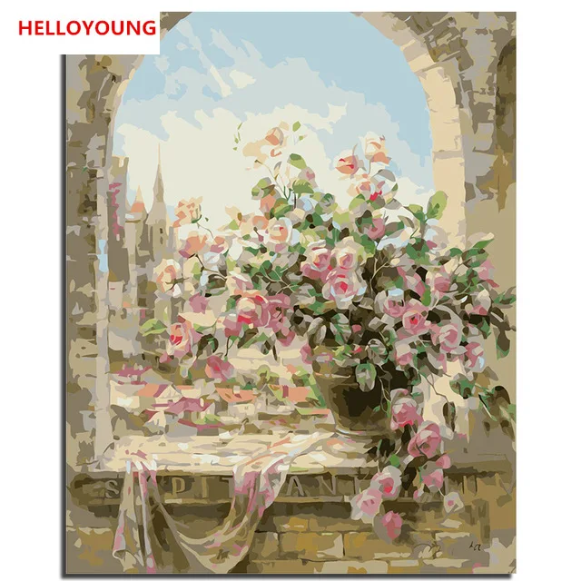 Flower Fields DIY Handpainted Oil Painting Digital Painting by numbers oil paintings chinese scroll paintings Home Decoration
Flower Fields DIY Handpainted Oil Painting Digital Painting by numbers oil paintings chinese scroll paintings Home Decoration