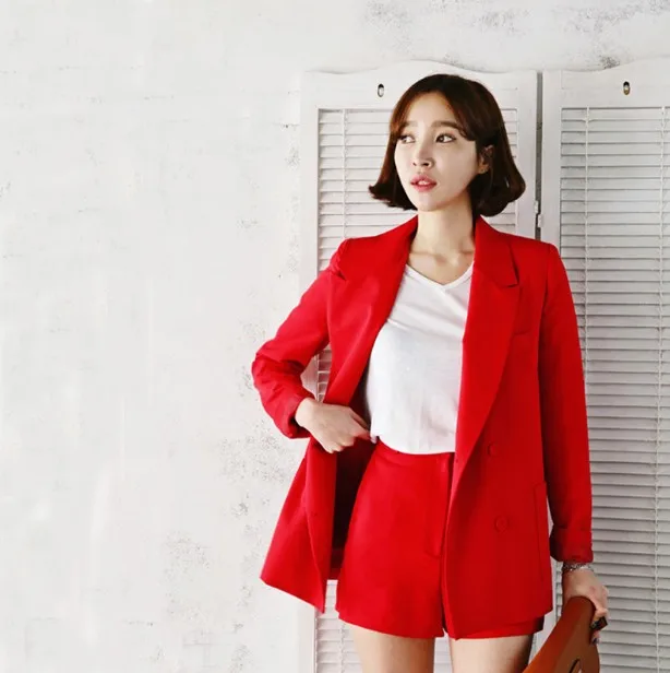 Spring autumn womens new red shorts suit pant suits set 2 pieces female Blazers suit casual suit jacket and shorts two-piece Set
Spring autumn womens new red shorts suit pant suits set 2 pieces female Blazers suit casual suit jacket and shorts two-piece Set