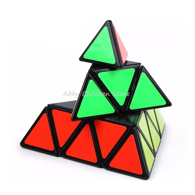 Abbyfrank Пирамида Magic Cube Треугольники Форма cubos Pyraminx Скорость головоломка куб игры
