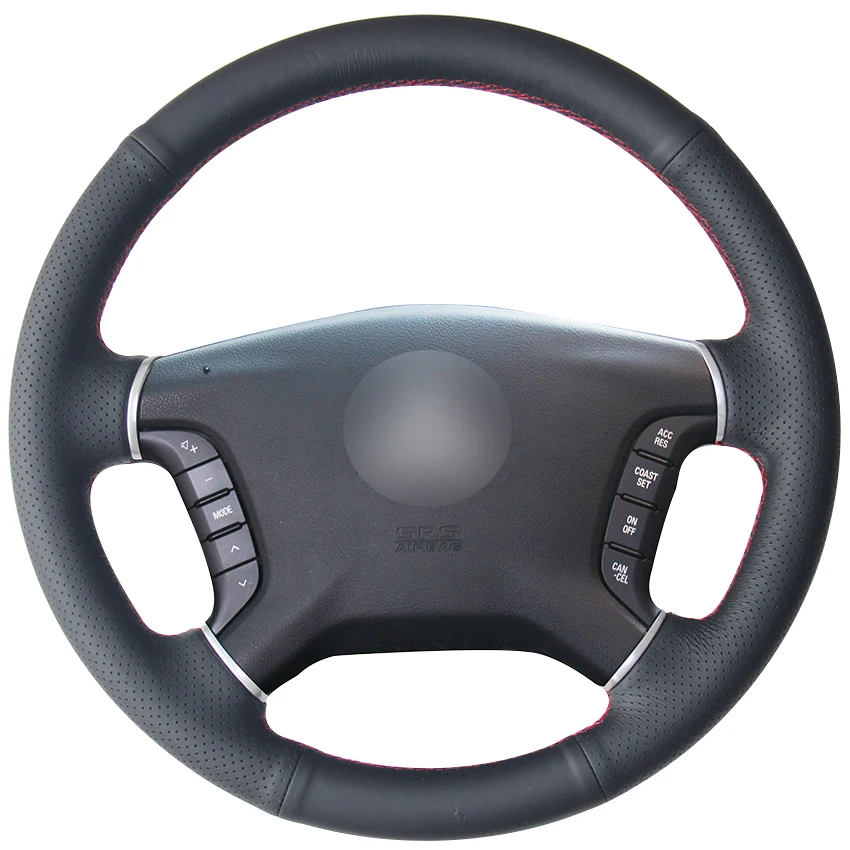 Black Natural Leather Car Steering Wheel Cover for Mitsubishi Pajero 2007-2014 Galant 2008-2012
Black Natural Leather Car Steering Wheel Cover for Mitsubishi Pajero 2007-2014 Galant 2008-2012