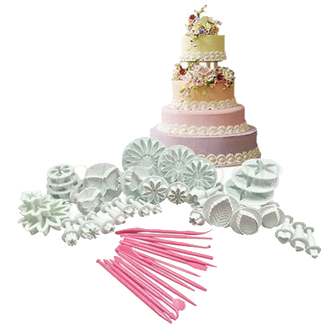 Top Sale Random Color New 47 Pcs Sets Diy Sugar Craft Cake Decorating Fondant Icing Plunger Tools Cookie Mold Mould
Top Sale Random Color New 47 Pcs Sets Diy Sugar Craft Cake Decorating Fondant Icing Plunger Tools Cookie Mold Mould