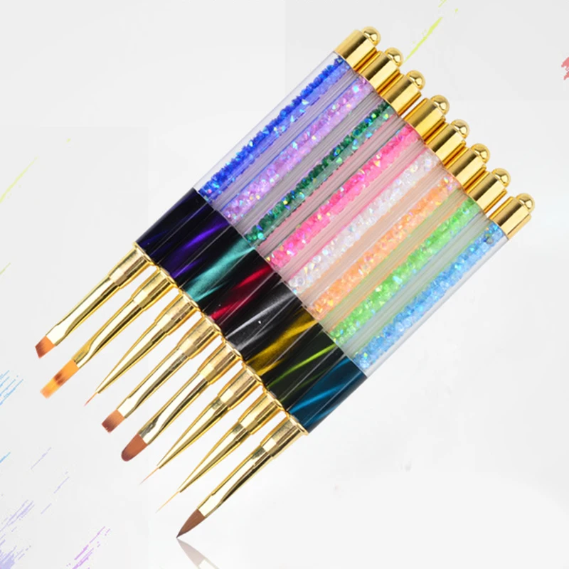1Pc Gradient Nail Liner Painting Brush Pen Multi Size UV Gel Cat Eye Rhinestone Handle Manicure Nail Art Brush Tool
1Pc Gradient Nail Liner Painting Brush Pen Multi Size UV Gel Cat Eye Rhinestone Handle Manicure Nail Art Brush Tool