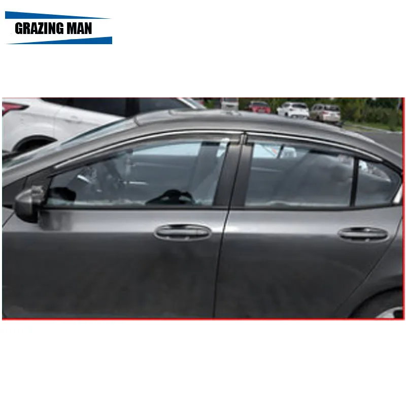Sun visor High quality PP material car Window Visor Wind Deflector Sun Rain Guard Defletor for CITY 2009
Sun visor High quality PP material car Window Visor Wind Deflector Sun Rain Guard Defletor for CITY 2009