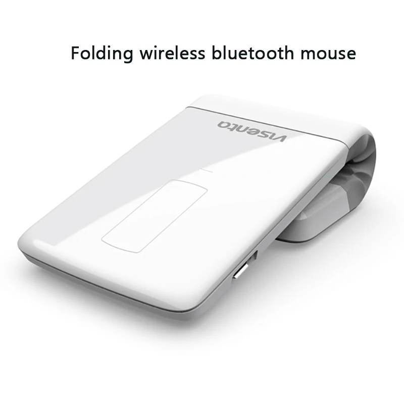 Новинка 2018 тонкая беспроводная Bluetooth мышь 2000 точек/дюйм складной перезаряжаемый