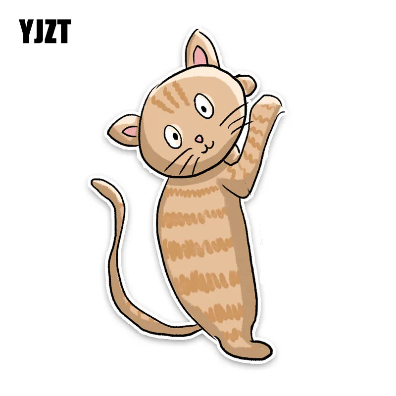 YJZT 9,4 см * 16 см Забавный кот мультфильм ПВХ стикер автомобиля Наклейка Графический 5-1518
YJZT 9,4 см * 16 см Забавный кот мультфильм ПВХ стикер автомобиля Наклейка Графический 5-1518