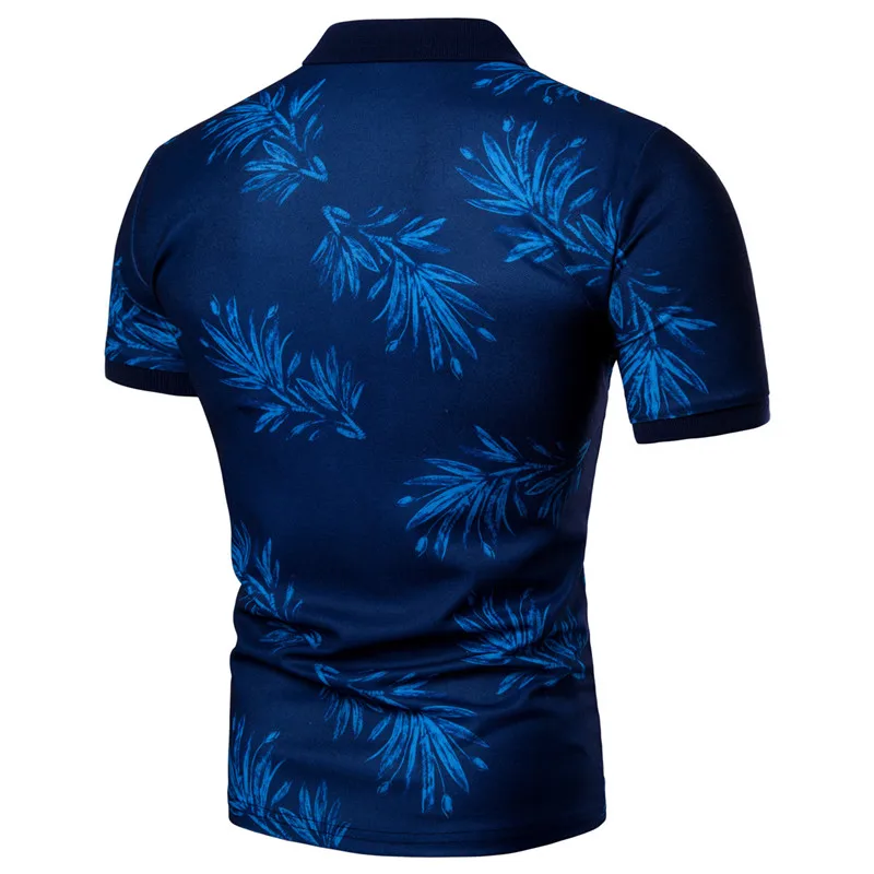 2020 Summer Leaves Printed Lapel Polo Shirt Men's Short Sleeve Casual Men Shirts Slim Fit Polo Homme Cotton Mens Polos Camisa
2020 Summer Leaves Printed Lapel Polo Shirt Men's Short Sleeve Casual Men Shirts Slim Fit Polo Homme Cotton Mens Polos Camisa