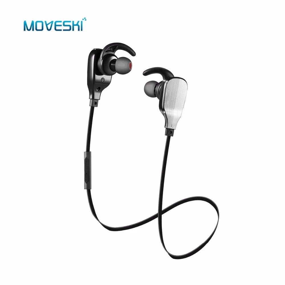Moveski MH901 with Bluetooth Mic Wireless Earbud Headset In-ear with Noise Cancelling Sport Earphones Sweatproof
Moveski MH901 with Bluetooth Mic Wireless Earbud Headset In-ear with Noise Cancelling Sport Earphones Sweatproof