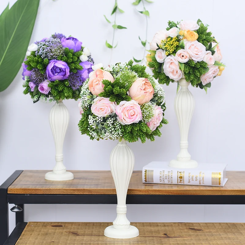 Flone Wedding wooden table centerpiece flowers props with vase road lead flower ball decoration artificial flower hotel christma
Flone Wedding wooden table centerpiece flowers props with vase road lead flower ball decoration artificial flower hotel christma