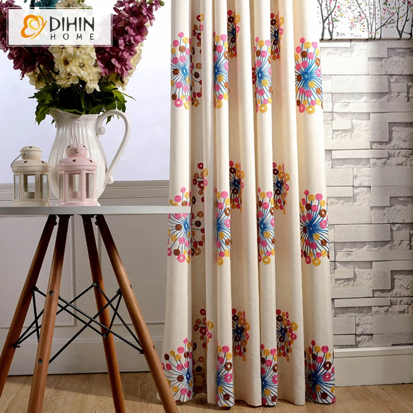 DIHIN 1 PC Linen/Cotton Embroidered Curtains for Living Room Bedroom Ready Made Drapes Blinds
DIHIN 1 PC Linen/Cotton Embroidered Curtains for Living Room Bedroom Ready Made Drapes Blinds