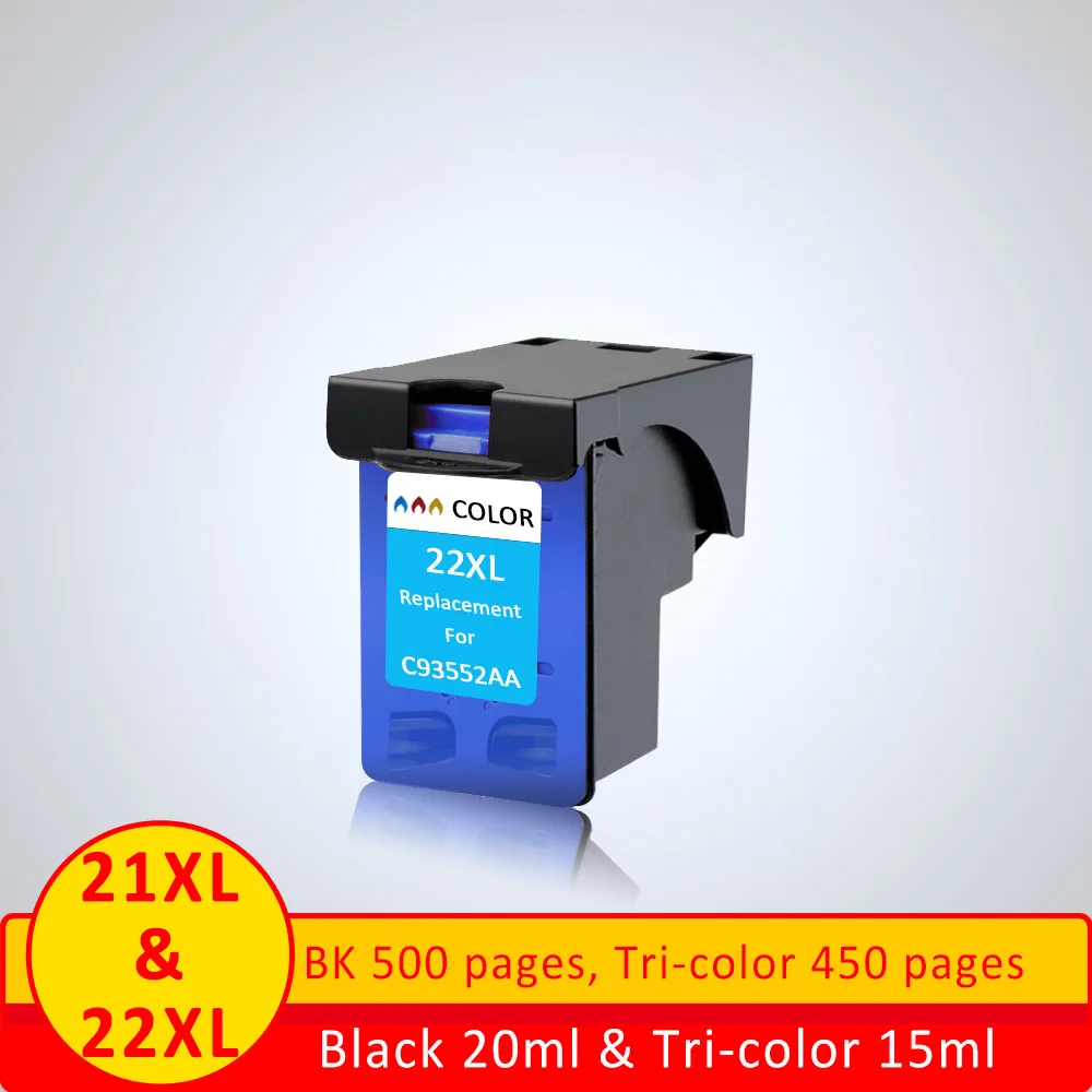 XiangYu For hp21 Ink Cartridge Replacement for hp 22XL cartridge for HP Deskjet 3915 3920 D1320 F2100 F2280 F4180
XiangYu For hp21 Ink Cartridge Replacement for hp 22XL cartridge for HP Deskjet 3915 3920 D1320 F2100 F2280 F4180