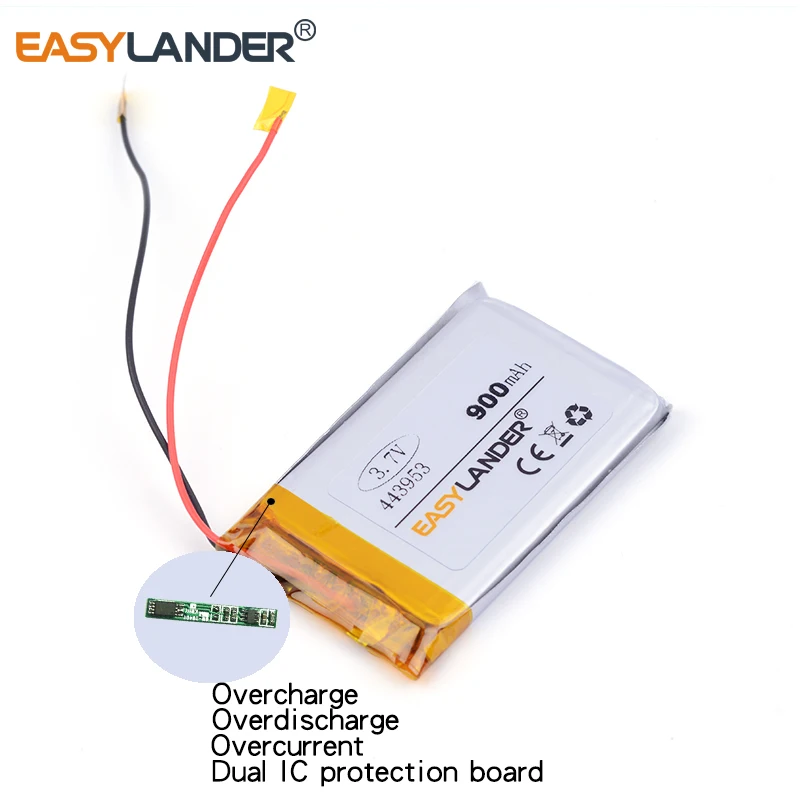 3pcs /Lot 3.7v lithium Li ion polymer rechargeable battery 900mAh 443953 Taipower M31 lithium polymer battery
3pcs /Lot 3.7v lithium Li ion polymer rechargeable battery 900mAh 443953 Taipower M31 lithium polymer battery