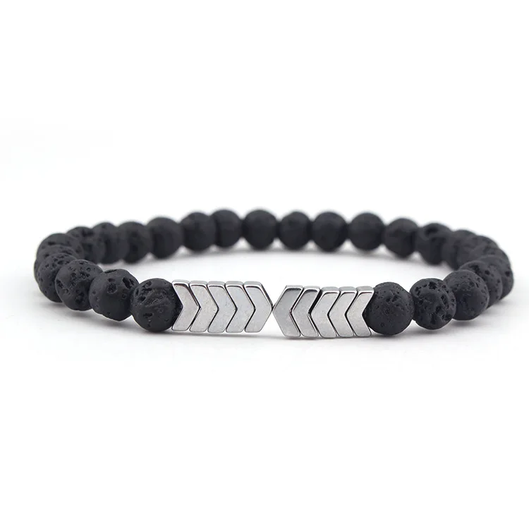 Best Selling Explosions Minimalist Bracelet Natural Lava Rock Aromatherapy Bracelet and Arrow Charm Accessories
Best Selling Explosions Minimalist Bracelet Natural Lava Rock Aromatherapy Bracelet and Arrow Charm Accessories