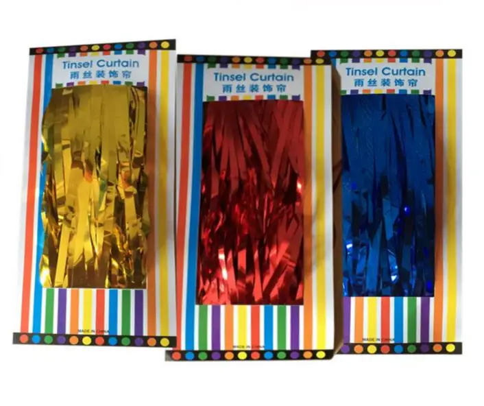 50pcs 3*1M Multi Colors Metallic Foil Fringe Door Curtains Tinsel Decor For Birthday/Wedding Party Photo Booth Backdrop SN1043
50pcs 3*1M Multi Colors Metallic Foil Fringe Door Curtains Tinsel Decor For Birthday/Wedding Party Photo Booth Backdrop SN1043