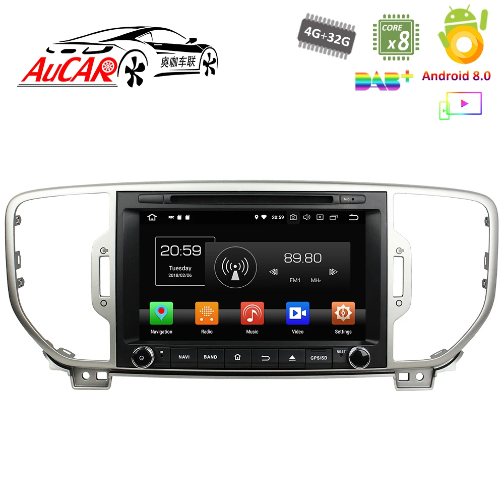 Android 8.0 2 din Car Multimedia Player for Kia Sportage KX5 GPS Navigation system Bluetooth Car Radio WIFI 4G AUX Car Stereo
Android 8.0 2 din Car Multimedia Player for Kia Sportage KX5 GPS Navigation system Bluetooth Car Radio WIFI 4G AUX Car Stereo