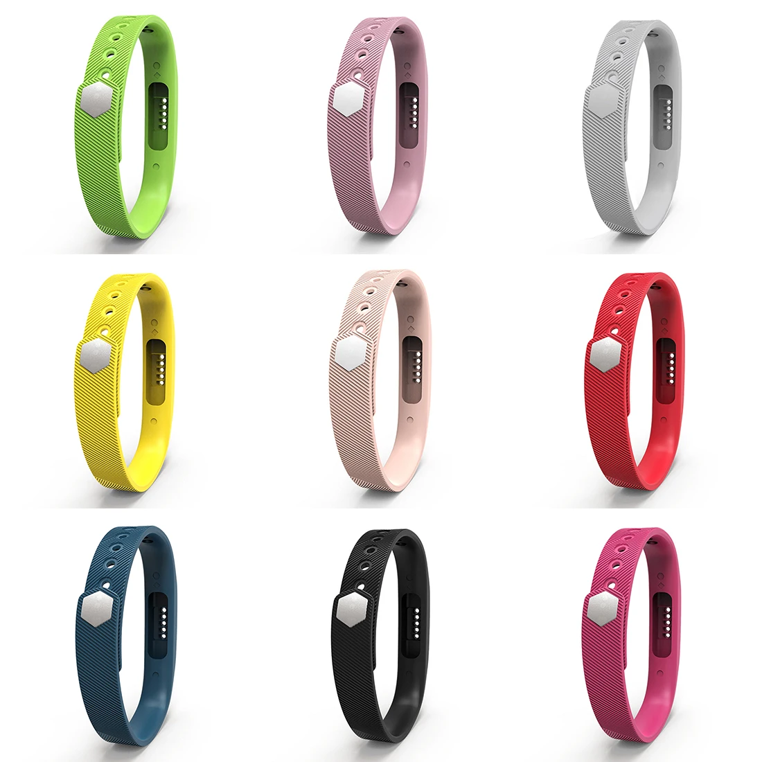 Цветной силиконовый браслет на запястье для Fitbit Flex 2 сменный ремешок часов Смарт