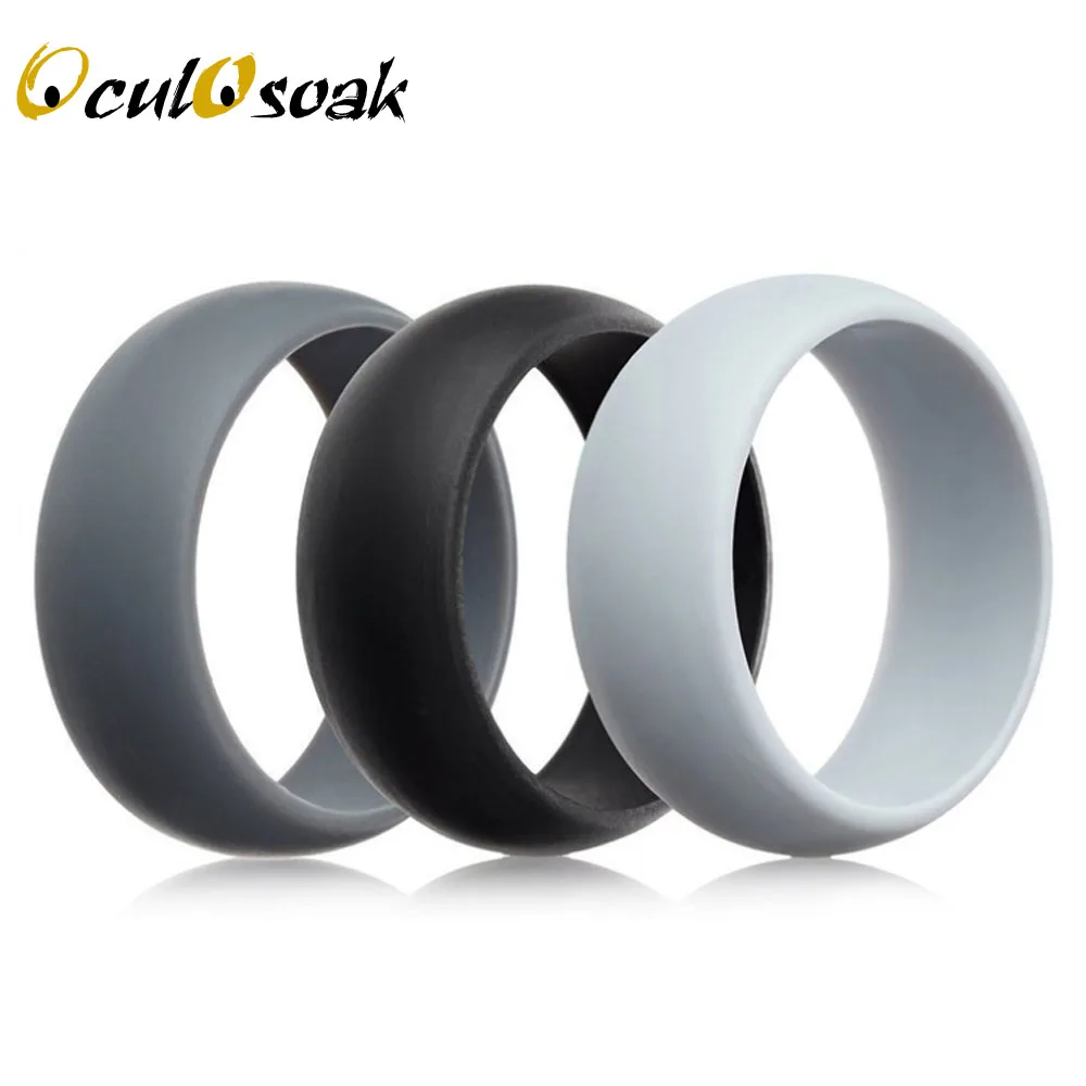8mm 6-12 Size High Quality Silicone Rings Hypoallergenic Crossfit Flexible Rubber Finger Rings For Men Women Wedding Gift 3pcs
8mm 6-12 Size High Quality Silicone Rings Hypoallergenic Crossfit Flexible Rubber Finger Rings For Men Women Wedding Gift 3pcs