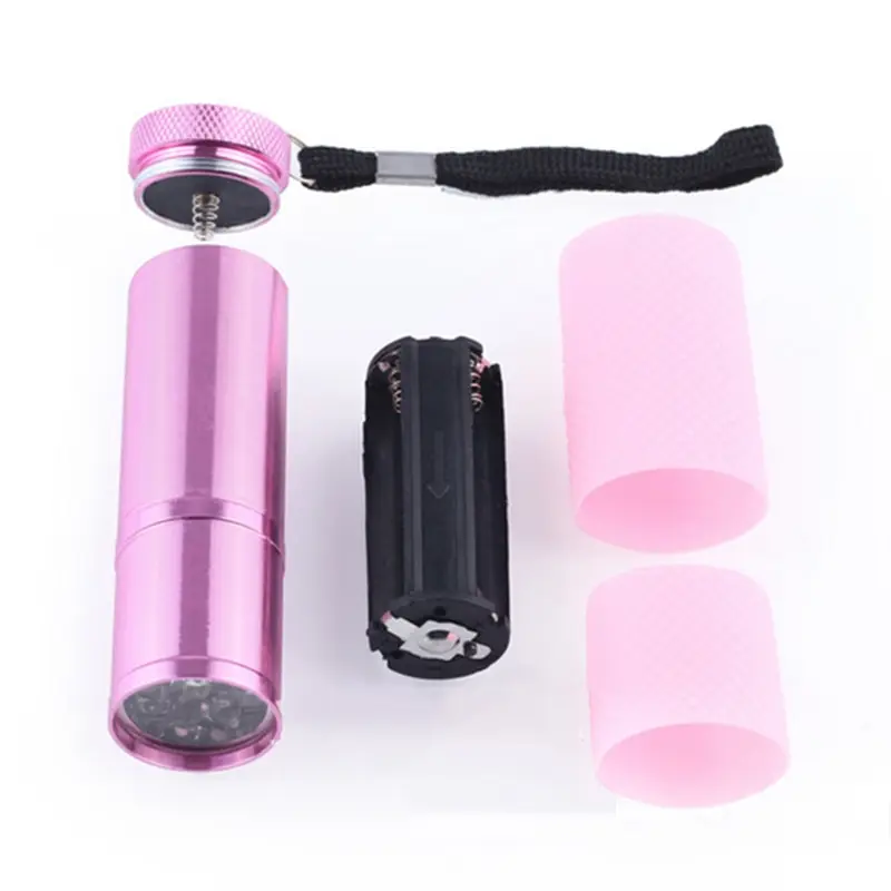 High grade Mini LED Flashlight UV Lamp Portable For Nail Gel Fast Dryer Cure 4 Colors Choose Manicure Tool | Красота и здоровье
