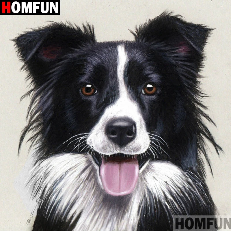 HOMFUN Full Square/Round 5D DIY Diamond Embroidery "Animal dog" 3D Diamond Painting Cross Stitch Rhinestone 5D A15659
HOMFUN Full Square/Round 5D DIY Diamond Embroidery "Animal dog" 3D Diamond Painting Cross Stitch Rhinestone 5D A15659