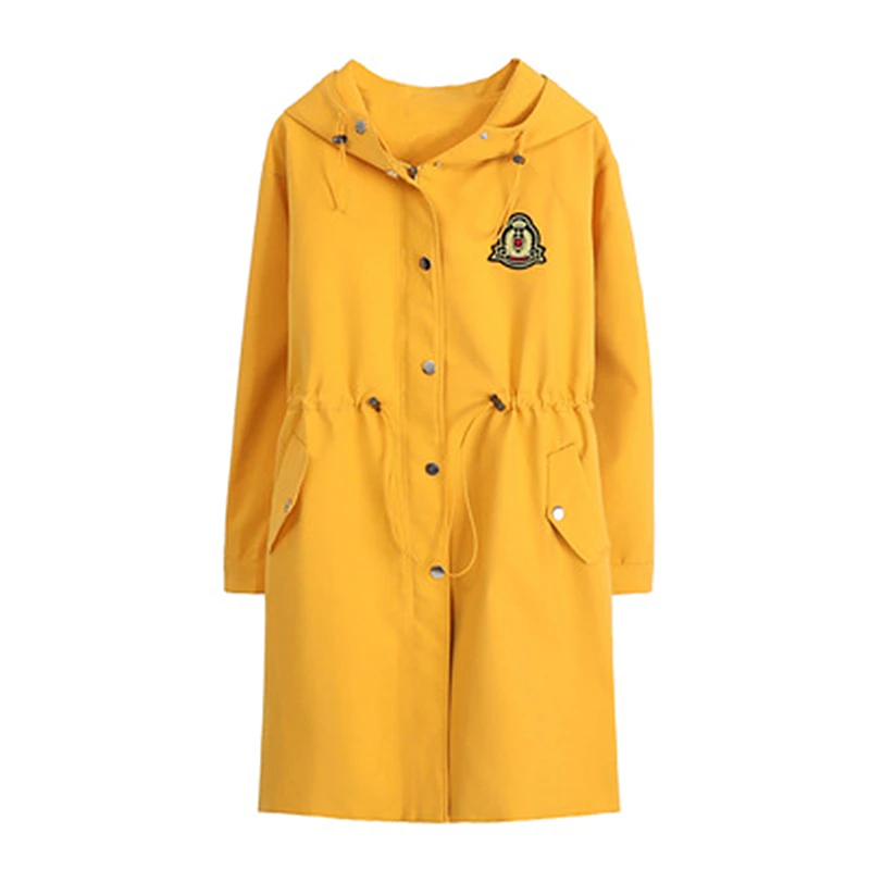 New Product Plus Fertilizer to Increase Windbreaker British Fashion Coat Woven Solid Color Trend Loose Women's Long Coat
New Product Plus Fertilizer to Increase Windbreaker British Fashion Coat Woven Solid Color Trend Loose Women's Long Coat