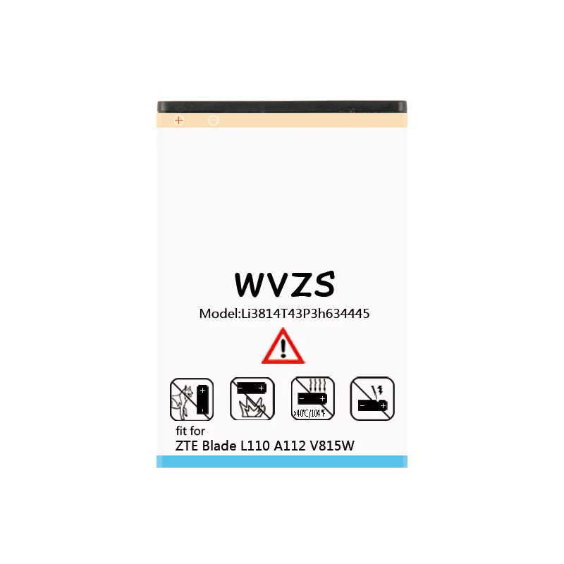 Wvzs 2250 мАч Высококачественный литий-ионный аккумулятор Li3814T43P3h634445 для zte Blade L110 A112