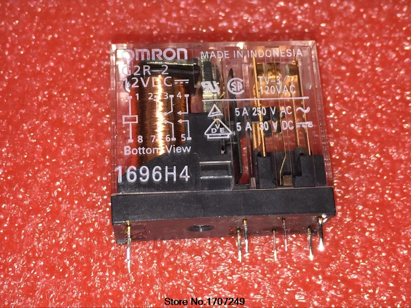Новинка, оригинальное реле OMRON, 10 шт., Φ, 12 В постоянного тока, 5 А, 8 контактов
Новинка, оригинальное реле OMRON, 10 шт., Φ, 12 В постоянного тока, 5 А, 8 контактов