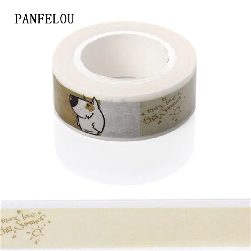 PANFELOU 1.5CMx10M cartoon dog Dividing Stickers border masking adhesive paper washi tape DIY Scrapbooking Hand account
PANFELOU 1.5CMx10M cartoon dog Dividing Stickers border masking adhesive paper washi tape DIY Scrapbooking Hand account