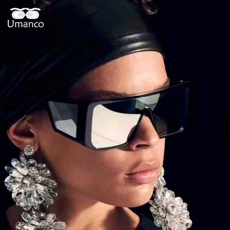 Солнцезащитные очки Umanco в стиле ретро для мужчин и женщин большие дизайнерские