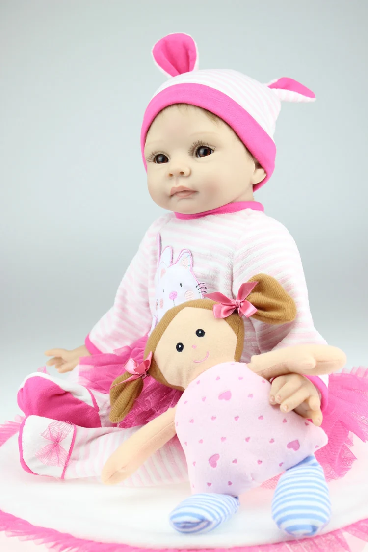 22 "Принцесса Розовый Кролик baby reborn кукла силиконовая reborn Младенцы игрушки для детей boneca reborn
22 "Принцесса Розовый Кролик baby reborn кукла силиконовая reborn Младенцы игрушки для детей boneca reborn