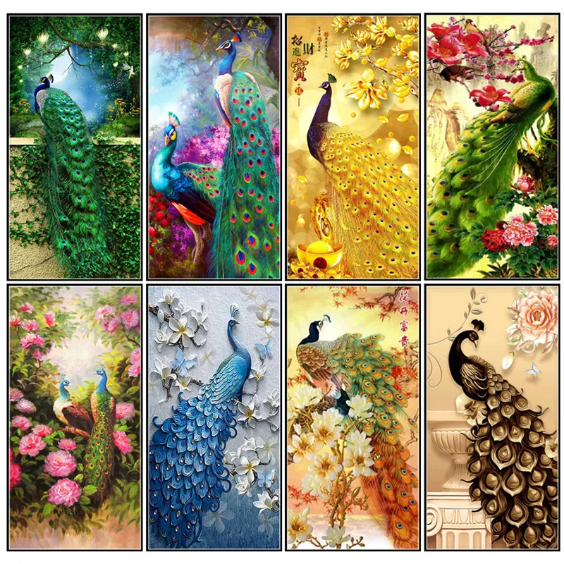 5D DIY Diamond Painting Animal Peacock Pattern Diamond Cross Stitch Round Full Shape / Diamond Embroidery
5D DIY Diamond Painting Animal Peacock Pattern Diamond Cross Stitch Round Full Shape / Diamond Embroidery