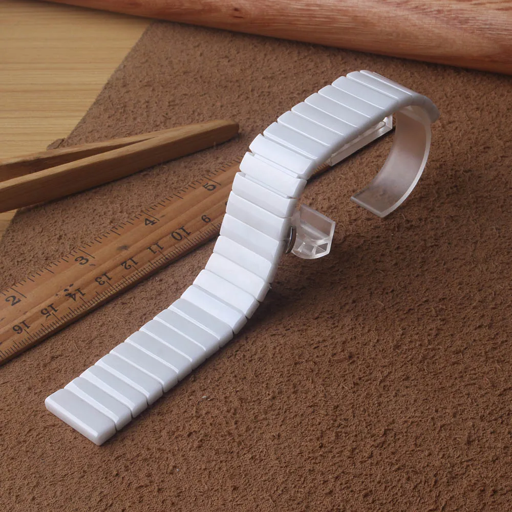 Ceramic Watch strap bracelet Watchband 16MM 18MM 20mm 22mm White Black quick release bar For smart iWatch Mens accessories strap
Ceramic Watch strap bracelet Watchband 16MM 18MM 20mm 22mm White Black quick release bar For smart iWatch Mens accessories strap