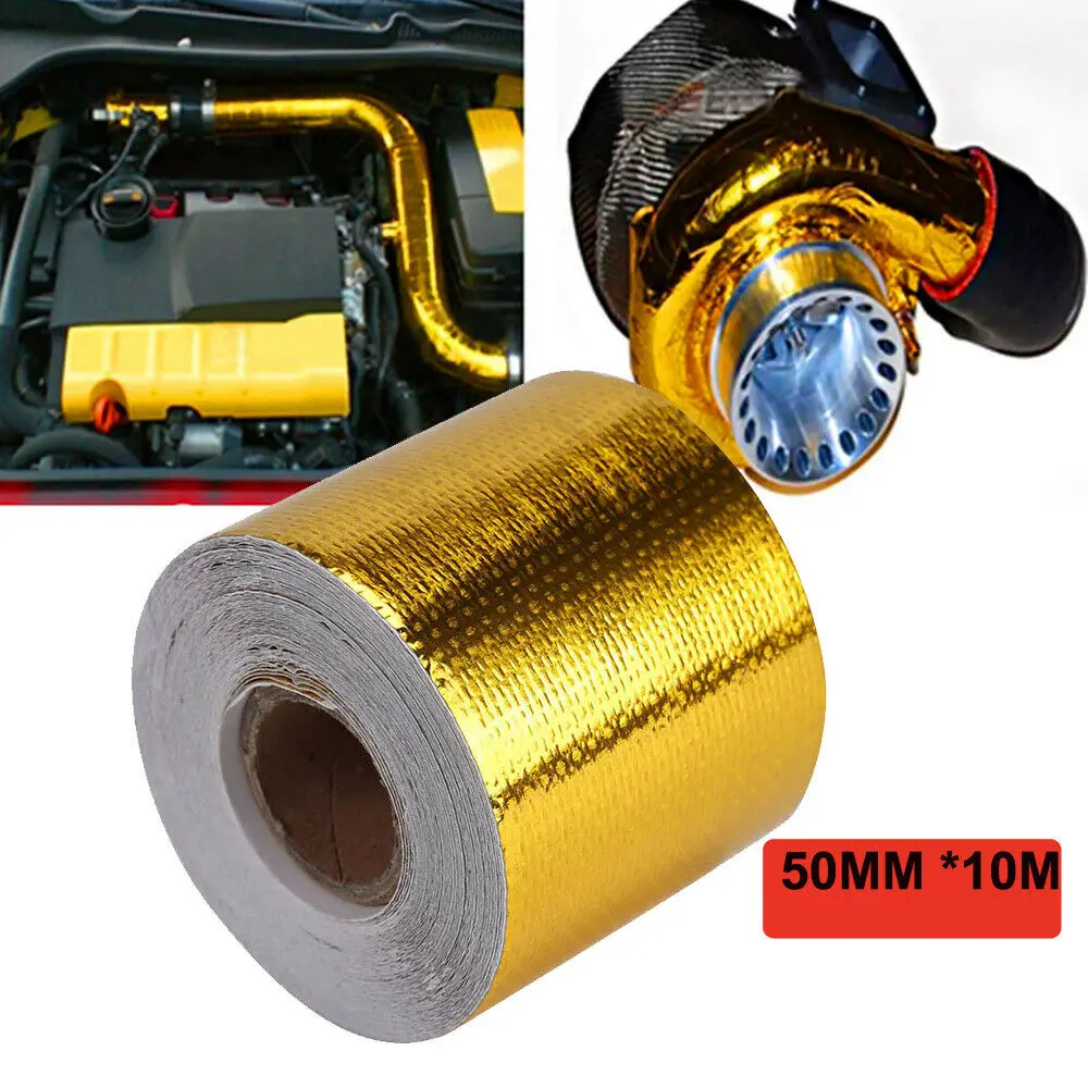 sthus 2"x33' 1200°f Continuous Gold Reflective Heat Shield Self Adhesive Wrap Tape Pouvoir For Car
sthus 2"x33' 1200°f Continuous Gold Reflective Heat Shield Self Adhesive Wrap Tape Pouvoir For Car