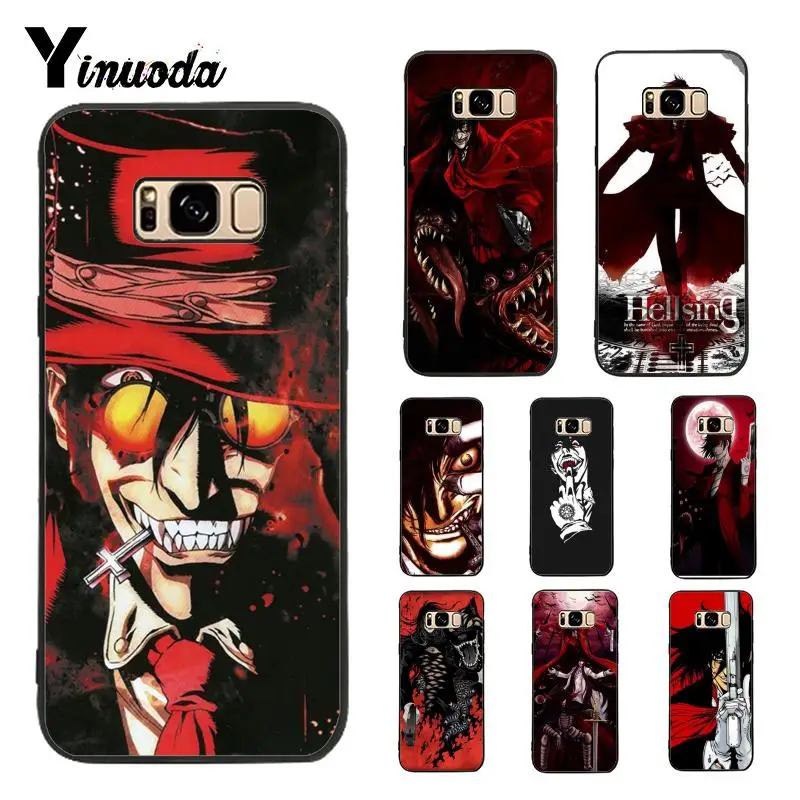 Чехол Yinuoda для Galaxy S9 аниме Hellsing Alucard Fan красочный чехол телефона с рисунком Samsung S4 S5