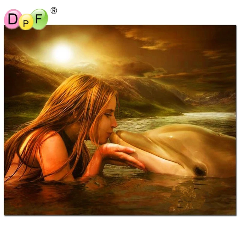 DPF DIY beauty dolphin 5D crafts diamond painting cross stitch needlework diamond mosaic square home decor diamond embroidery
DPF DIY beauty dolphin 5D crafts diamond painting cross stitch needlework diamond mosaic square home decor diamond embroidery