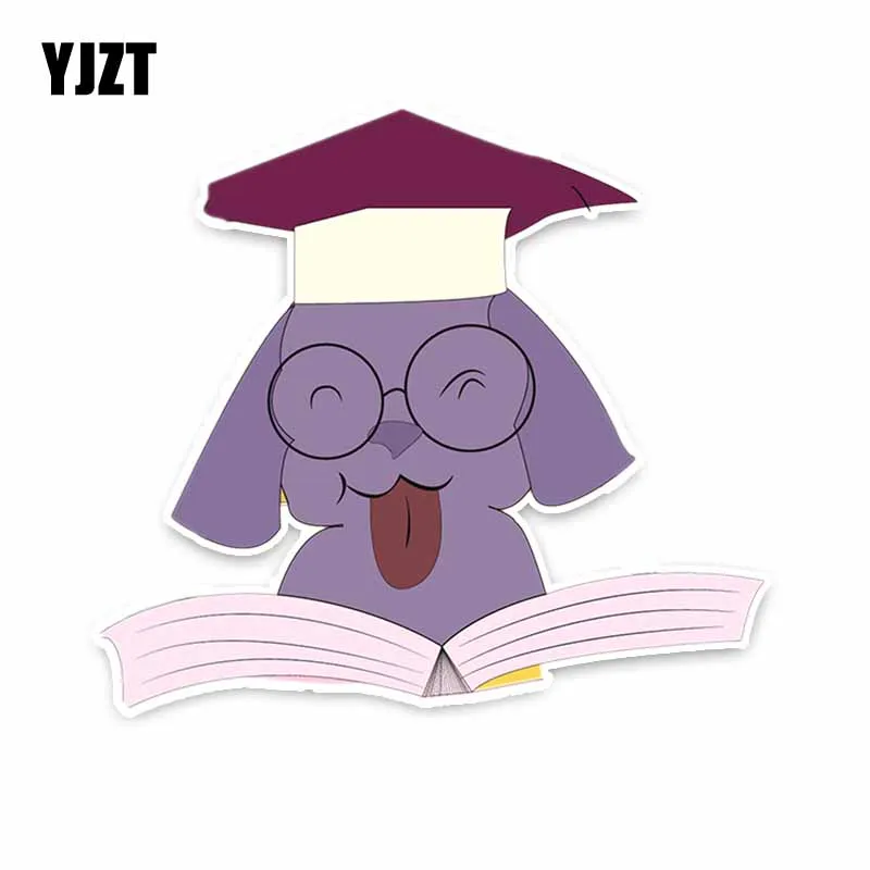 YJZT, 14 см * 12,5 см, модная ПВХ наклейка на окно автомобиля с изображением собаки для чтения книг, 5-1879
YJZT, 14 см * 12,5 см, модная ПВХ наклейка на окно автомобиля с изображением собаки для чтения книг, 5-1879