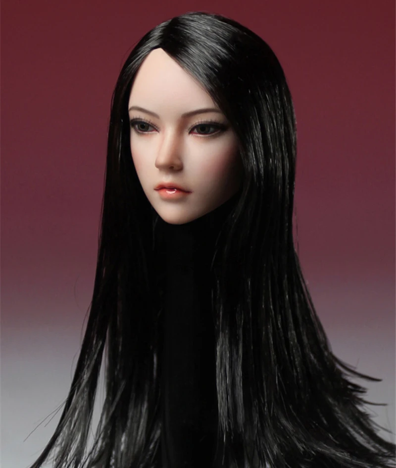

SDH002 масштаб 1/6, Азия, женские прямые короткие волосы, длинные волосы, скульптура, бледный цвет, подходит для 12-дюймового женского тела