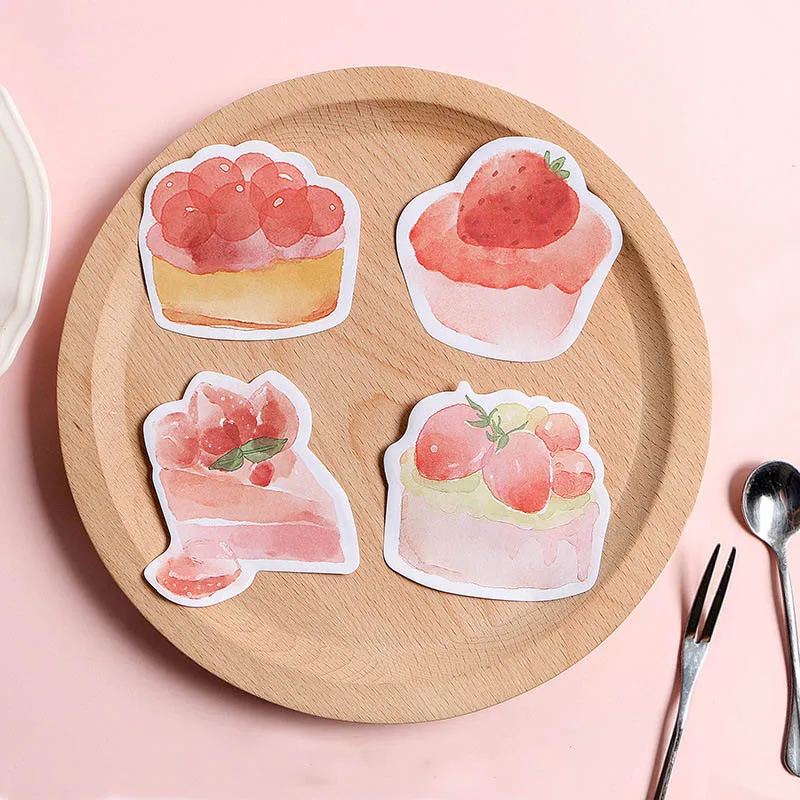 Delicious Strawberry Cake Memo Pad Cute Pink Cake Sticky Notes Kawaii Deco Stickers Stationery Papelaria Escolar School Supplies
Delicious Strawberry Cake Memo Pad Cute Pink Cake Sticky Notes Kawaii Deco Stickers Stationery Papelaria Escolar School Supplies