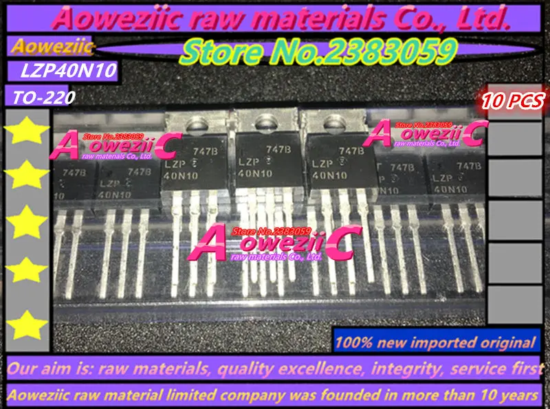 Aoweziic 100% новый импортный оригинальный LZP40N10 SSS40N10 TO 220 MOSFET 40A 100V
Aoweziic 100% новый импортный оригинальный LZP40N10 SSS40N10 TO 220 MOSFET 40A 100V