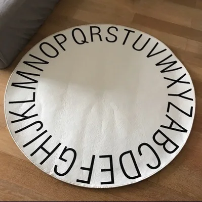 New 120cm EVA White Kids Room Dec Carpet Rug Mat Anti-slip Big A-Z Letter Alphabet alfombra infantil Round Carpets Mat kids rugs
New 120cm EVA White Kids Room Dec Carpet Rug Mat Anti-slip Big A-Z Letter Alphabet alfombra infantil Round Carpets Mat kids rugs