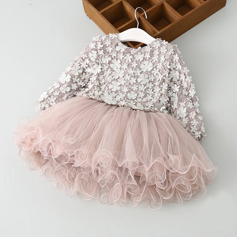 Spring Autumn Princess Dresses For Girl Fashion Long Sleeves Floral Tutu Elegant Dress Boutique Sculpture Costume For Kids 2-8y
Spring Autumn Princess Dresses For Girl Fashion Long Sleeves Floral Tutu Elegant Dress Boutique Sculpture Costume For Kids 2-8y