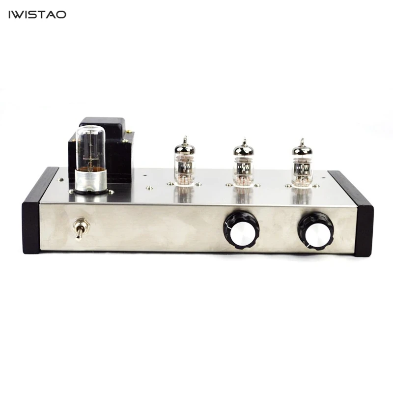 IWISTAO HIFI Tube Preamplifier 12AX7B Tube Recterfier 6Z5P Classical M7 Circuit AC110V/220V Brown Wooden Edge
IWISTAO HIFI Tube Preamplifier 12AX7B Tube Recterfier 6Z5P Classical M7 Circuit AC110V/220V Brown Wooden Edge