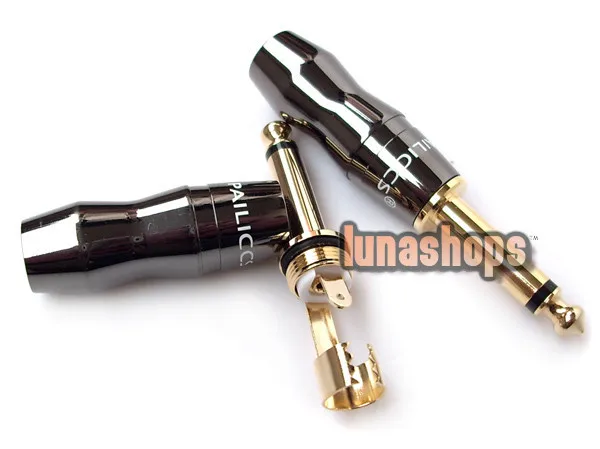 LN001245 Pailiccs Mono Plug Audio Cable Connector 6.5mm male adapter