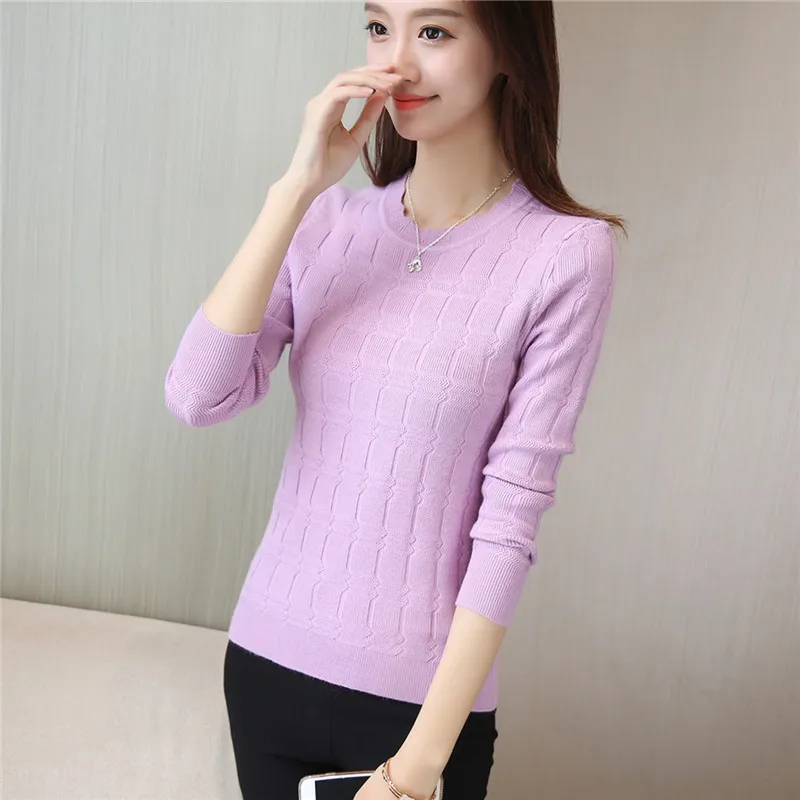 Autumn Winter Sweater Women Solid Knitted Sweaters and Pullovers Long Sleeve Tricot Tops O Neck Basic Pull Femme
Autumn Winter Sweater Women Solid Knitted Sweaters and Pullovers Long Sleeve Tricot Tops O Neck Basic Pull Femme